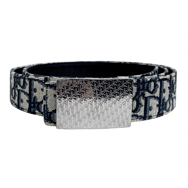 [디올] 4424RUYSE H05E 스퀘어 버클 리버시블 벨트 멀티컬러 벨트